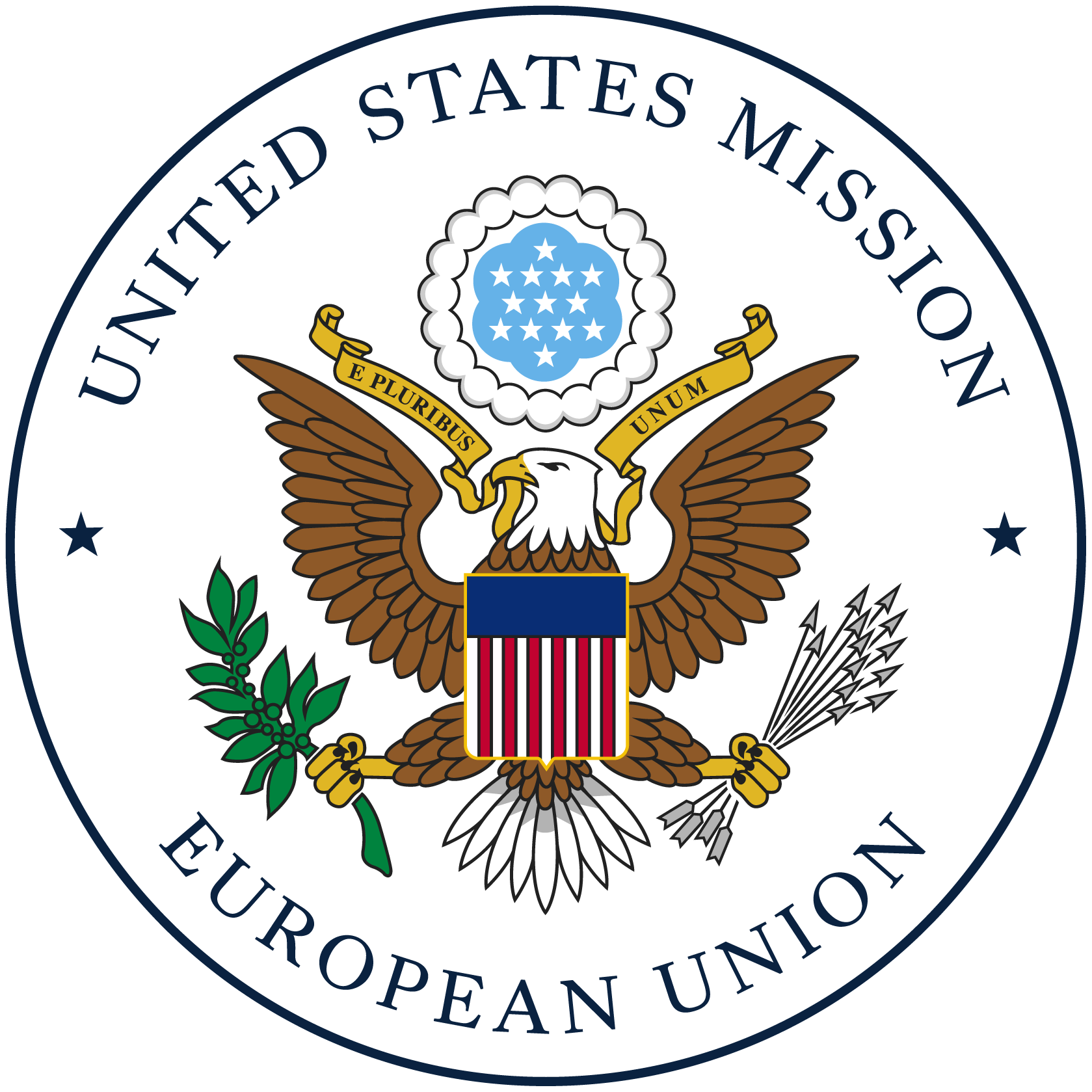 United States Mission - European Union Logo